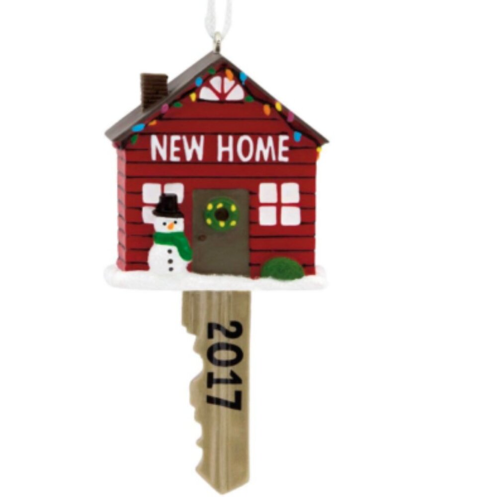 Hallmark 2017 New Home Key Christmas Tree Ornament